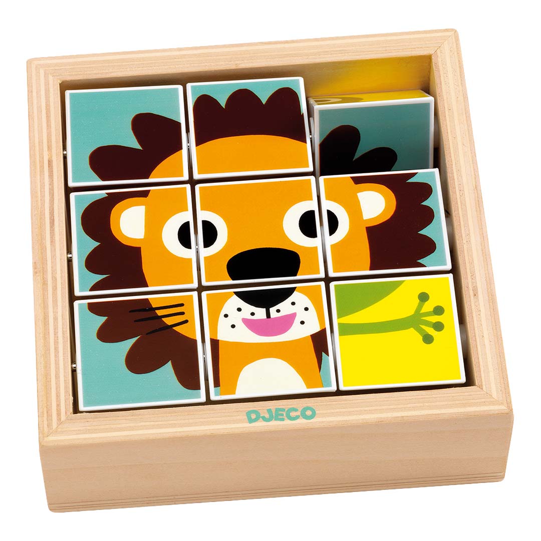 djeco draaipuzzel touranimo - 9st