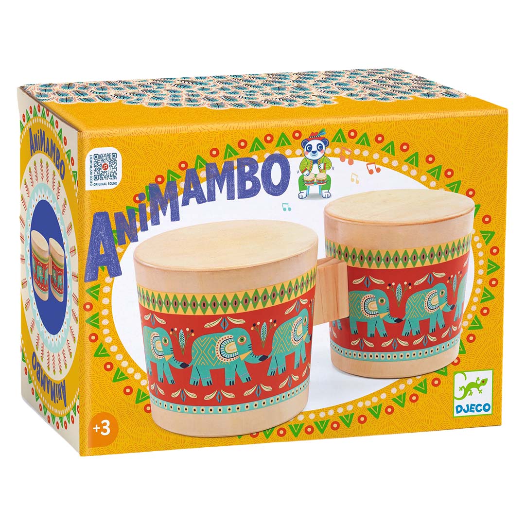 djeco dubbele trommel animambo | DJ06022 | 4
