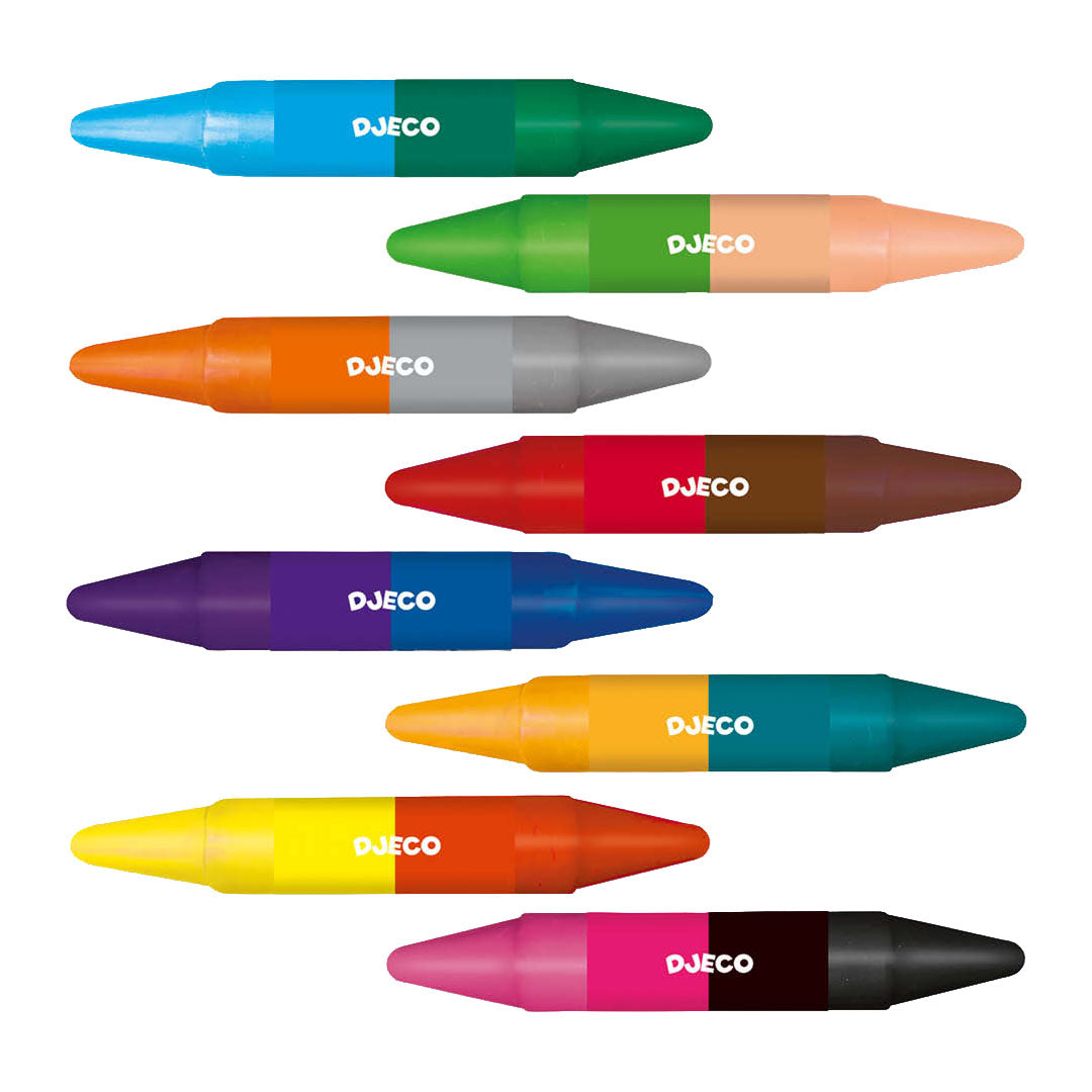 djeco dubbele wascokrijtjes | DJ08874  | 1