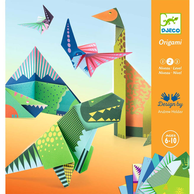 djeco origami facile - dinosaures