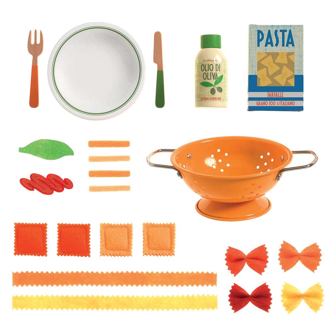 djeco eet speelset italy - 22-delig | DJ05551 | 1