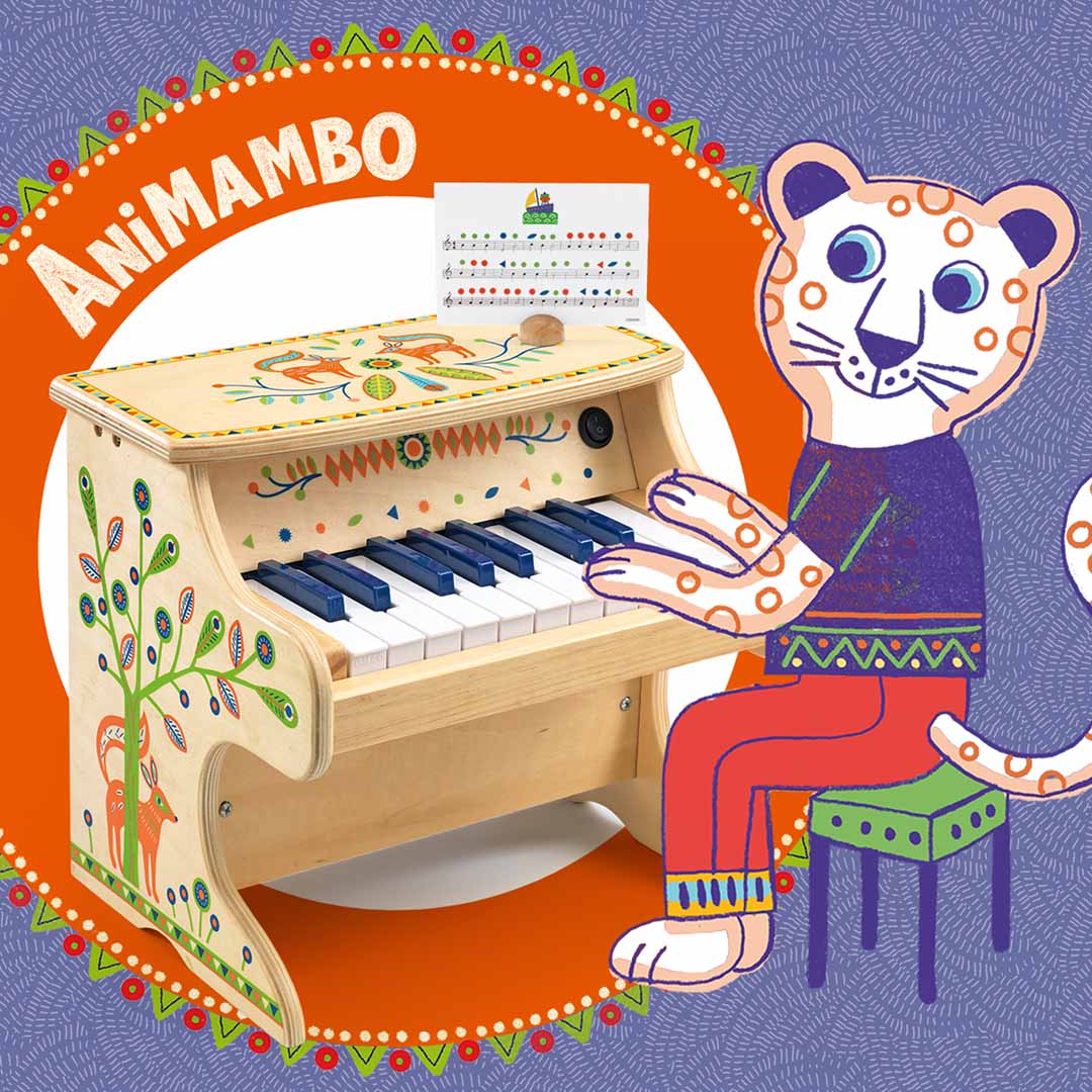 djeco elektronische piano animambo | DJ06006 | 5