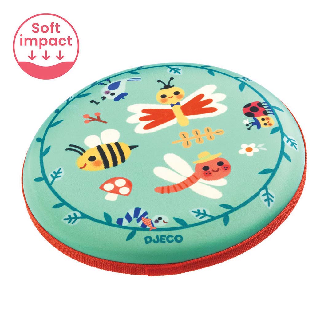 djeco frisbee foam flying bugs