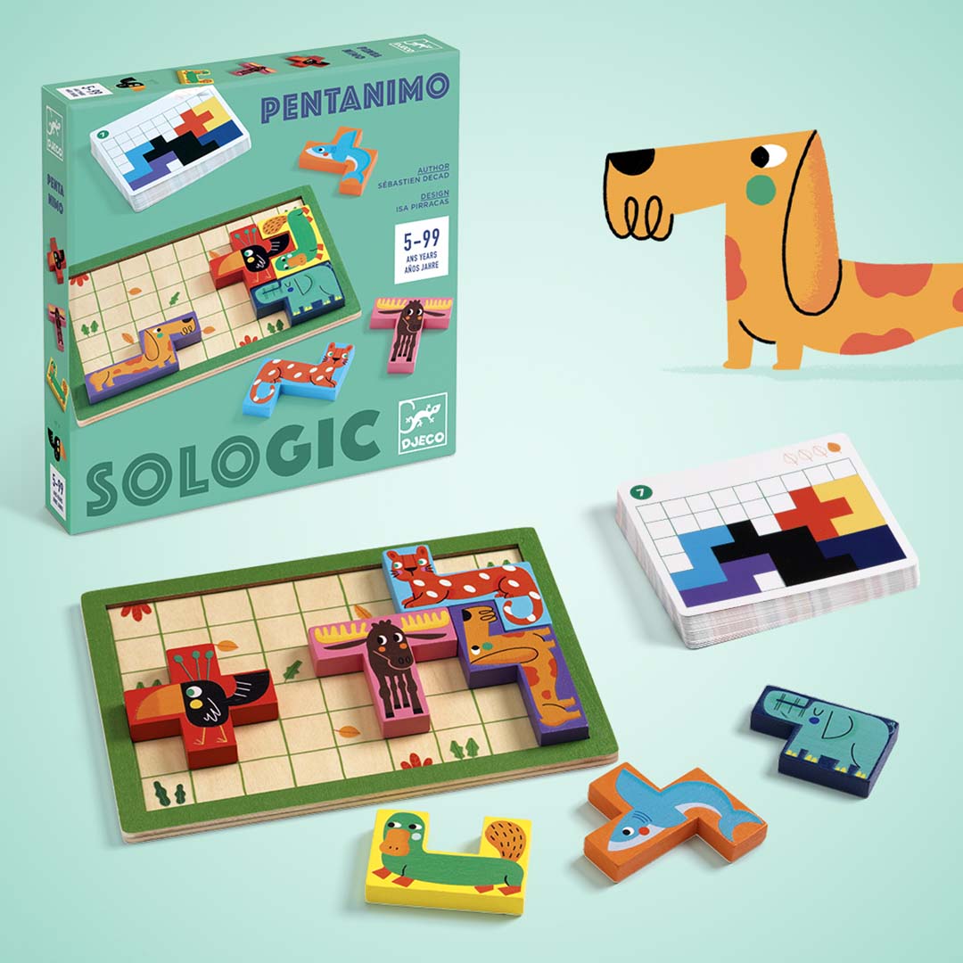 djeco geduldspel sologic - pentanimo | DJ08578 | 3