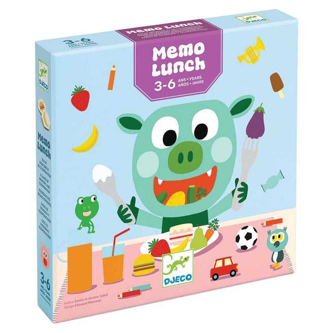 djeco geheugen- en samenwerkingsspel - memo lunch