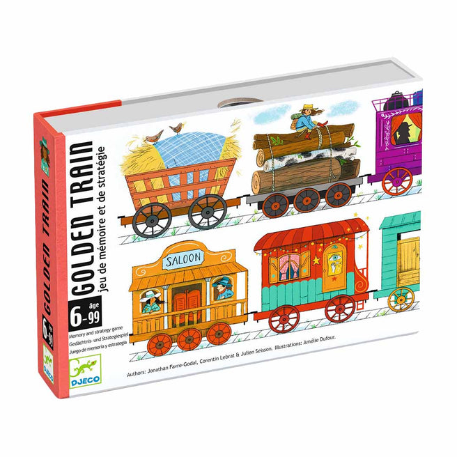 djeco geheugen- en strategiespel golden train | DJ05084 | 0