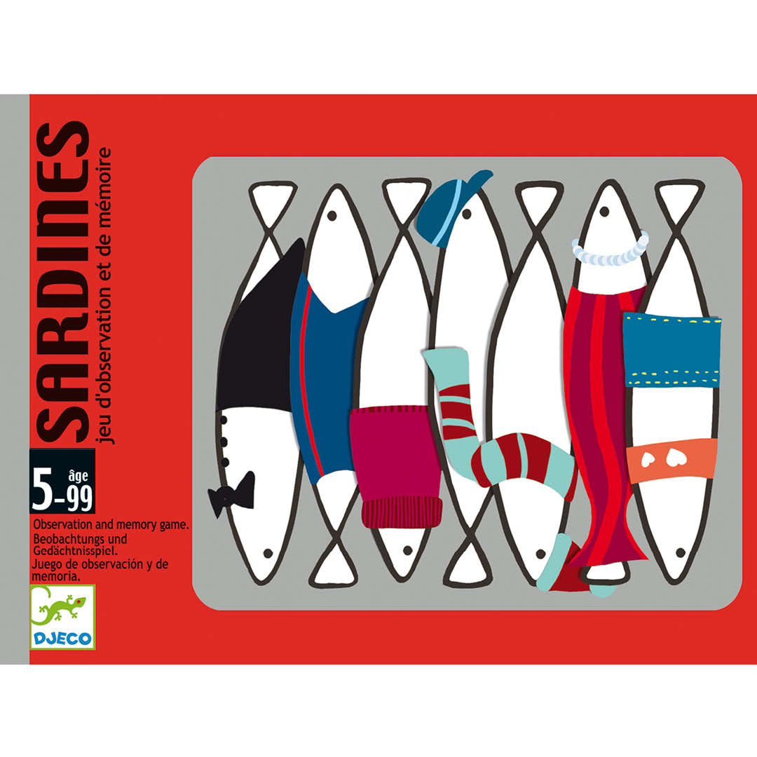 djeco geheugenspel sardines | DJ05161 | 3