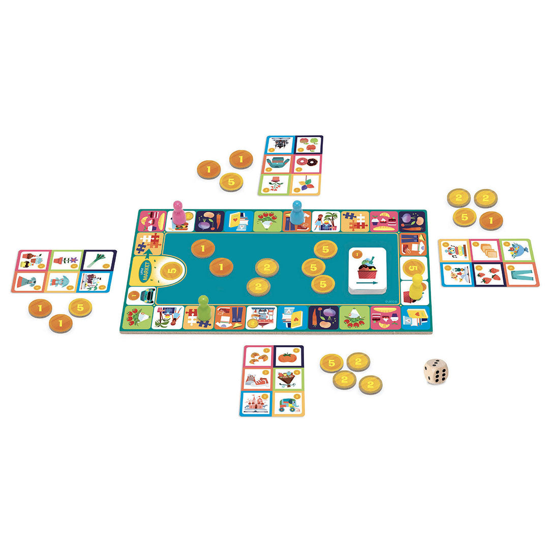 djeco geldspel p'tit market | DJ08533 | 1