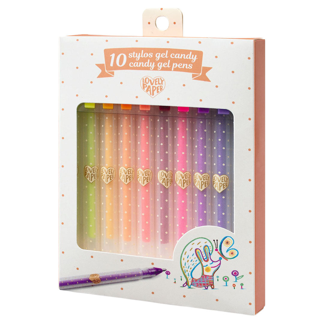 djeco gelpennen candy - 10st | DD03779 | 0