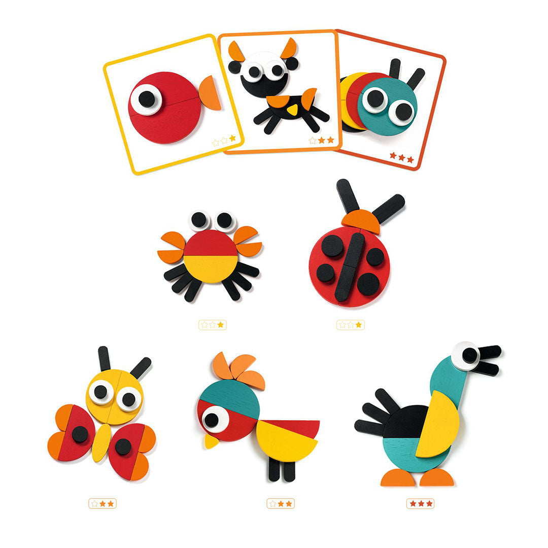 djeco géoanimo blocks | DJ06432 | 3