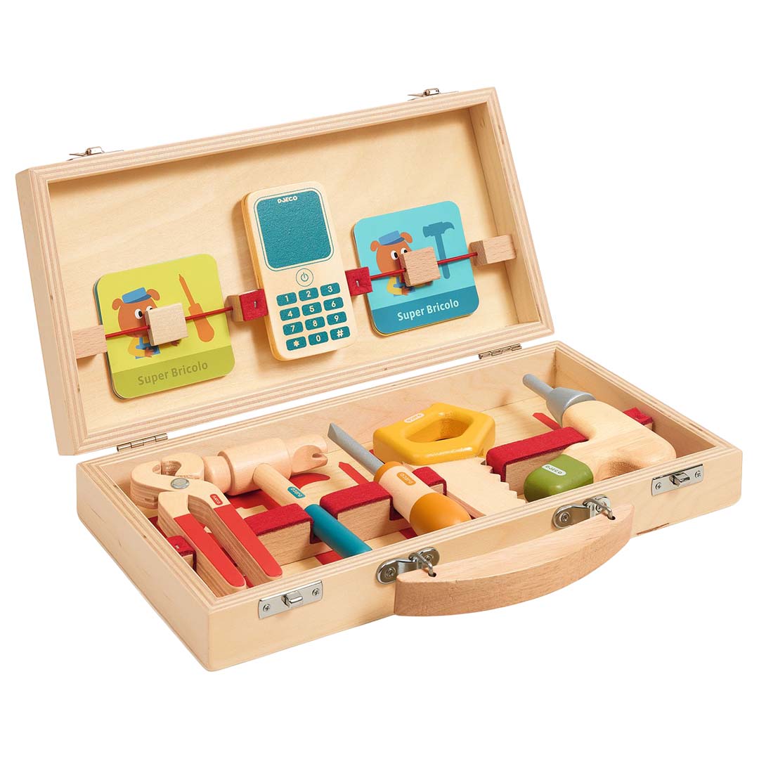 djeco boîte à outils super bricolo