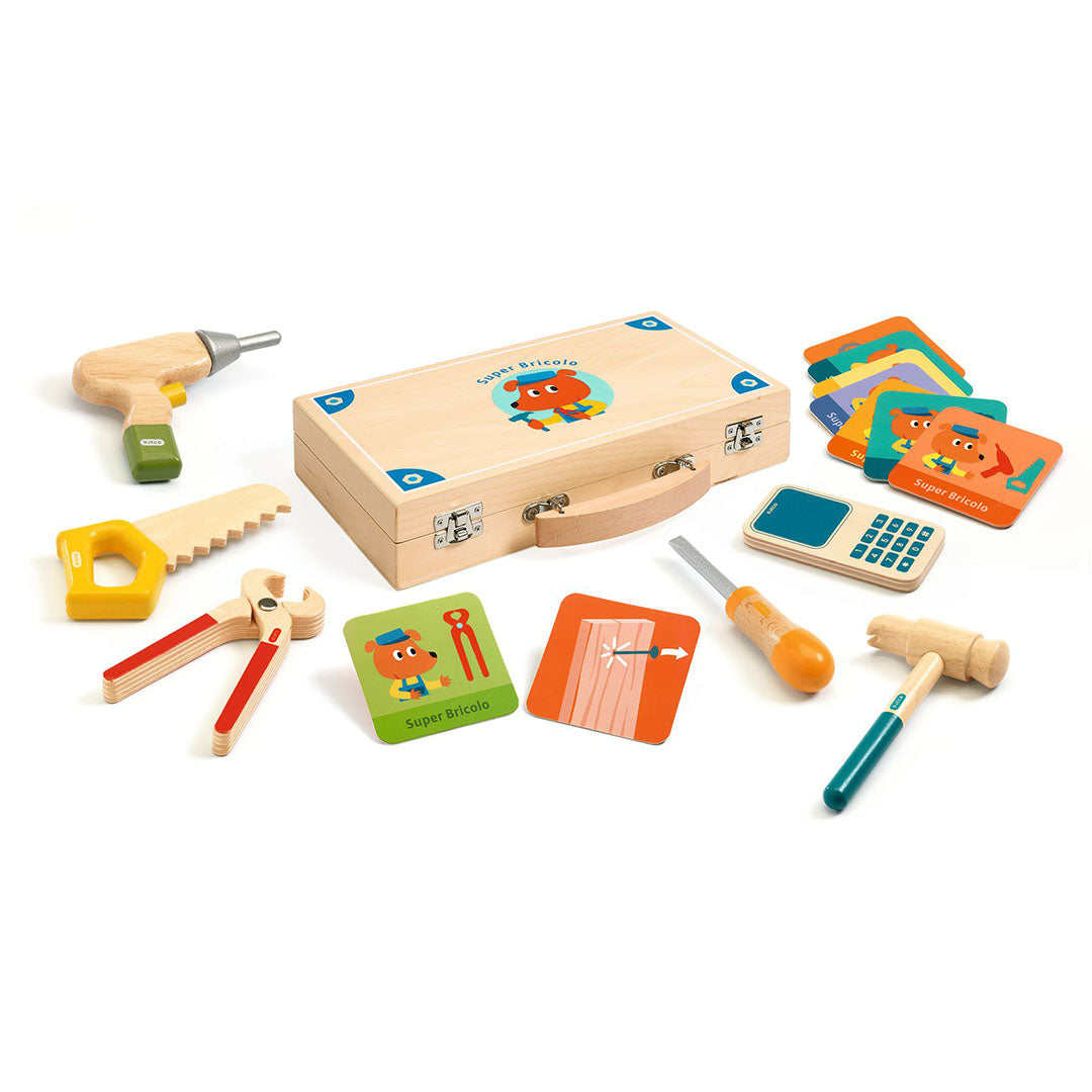 djeco gereedschapskist super bricolo | DJ06500 | 2