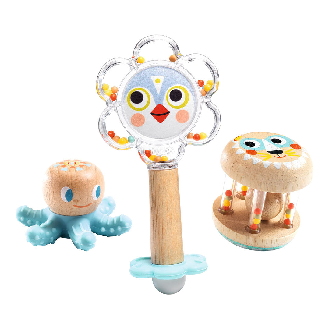 djeco geschenkdoos babyspeelgoed - 3st