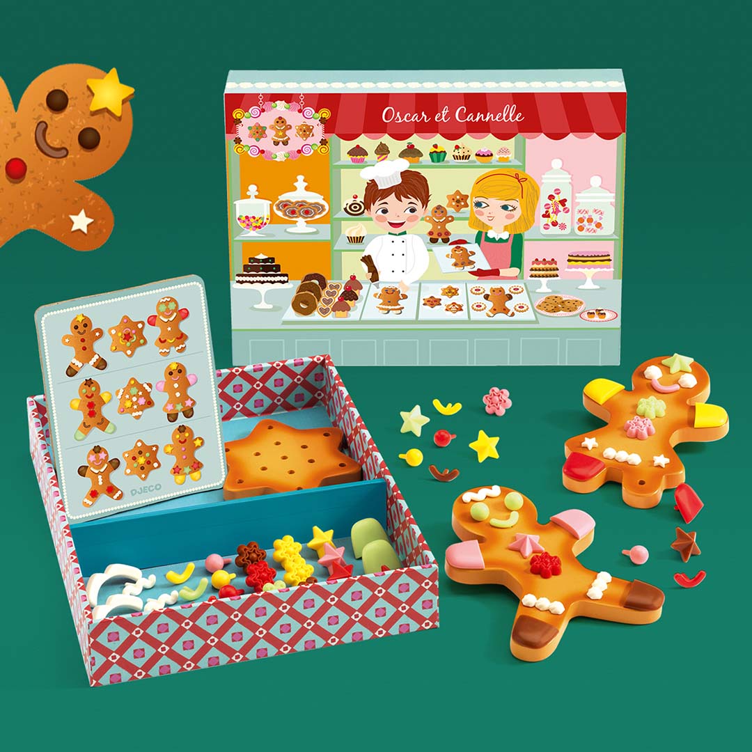 djeco gingerbread oscar en cannelle | DJ06516 | 1