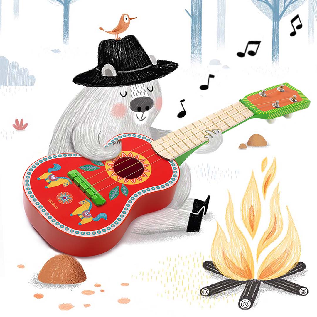 djeco guitare animambo - petite