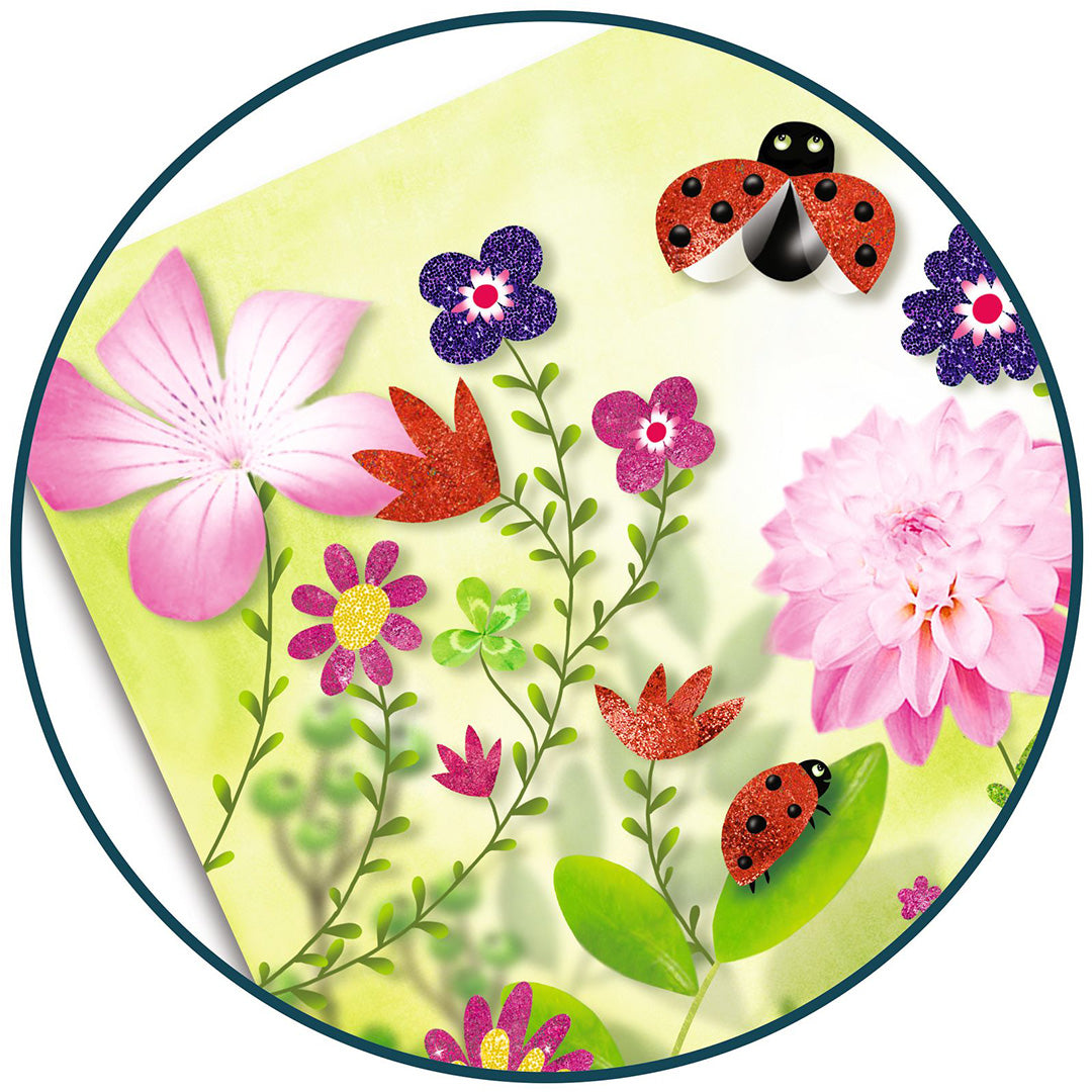 djeco glitterschilderijen vlinders en kleine beestjes | DJ09503 | 3