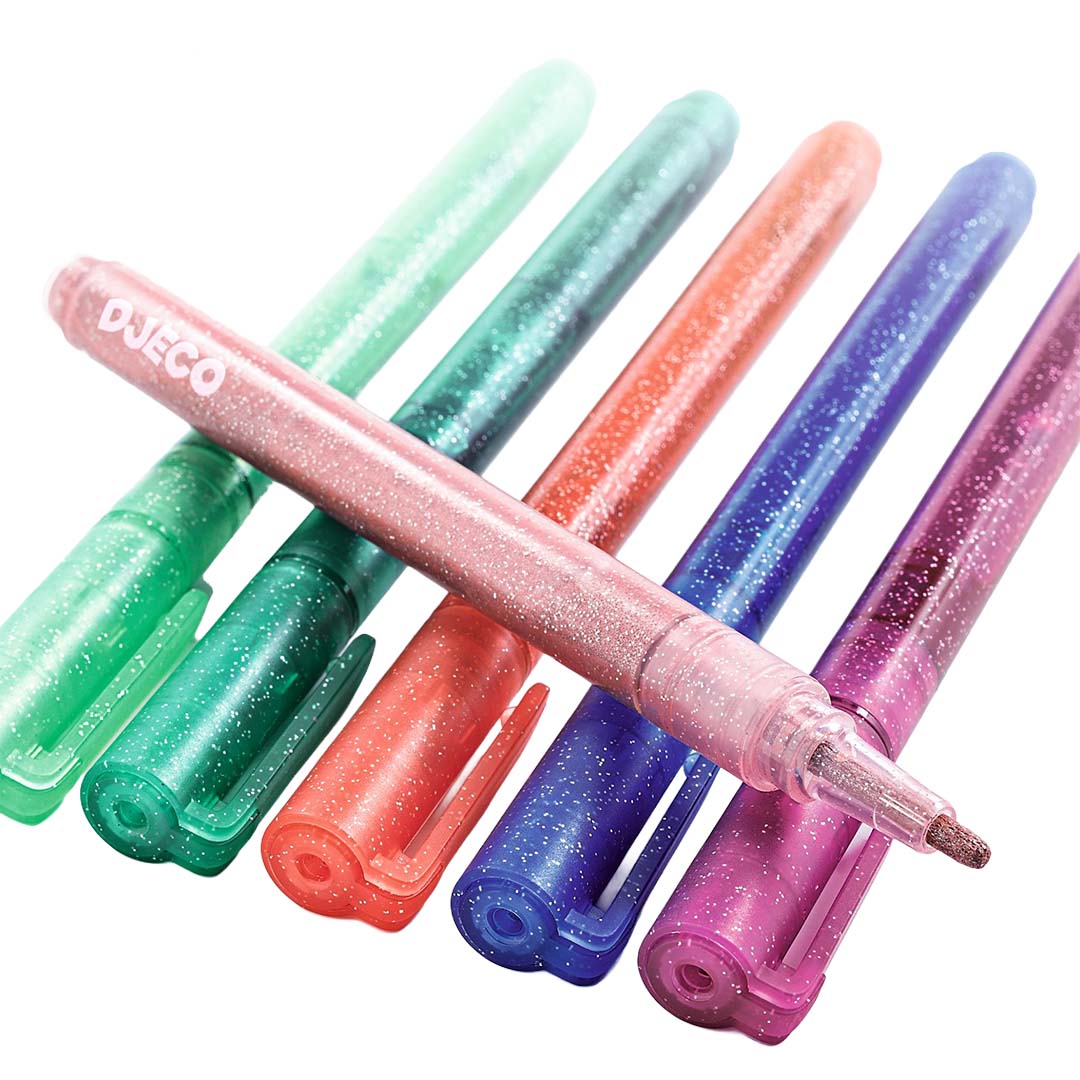 djeco glitterstiften - 6st | DJ08877 | 3