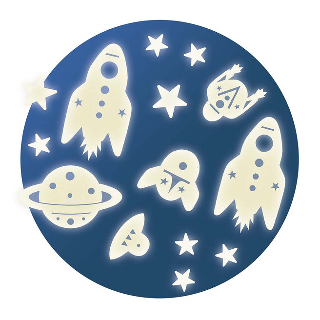 djeco glow-in-the-dark - espace