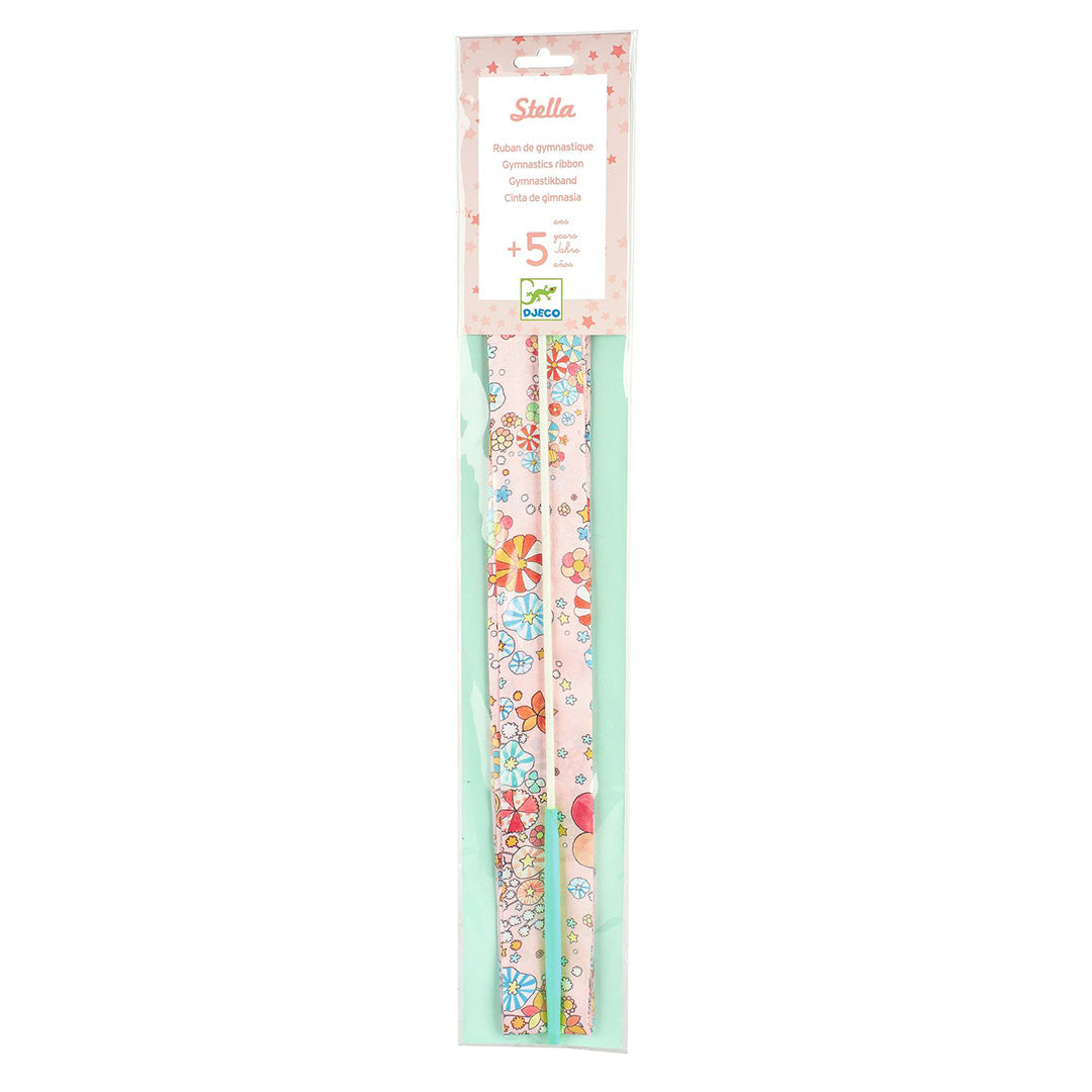 djeco ruban de gymnastique fleurs