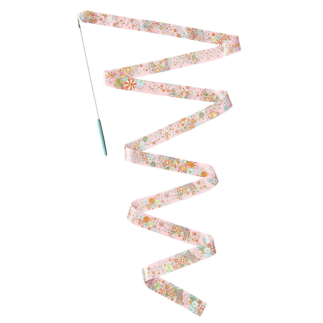 djeco ruban de gymnastique fleurs