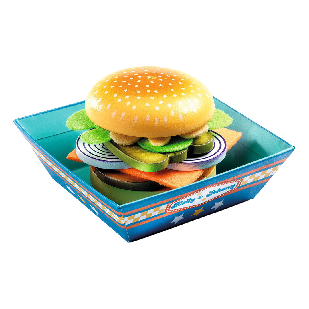djeco hamburgerkraam van kelly en johnny | DJ05505 | 2