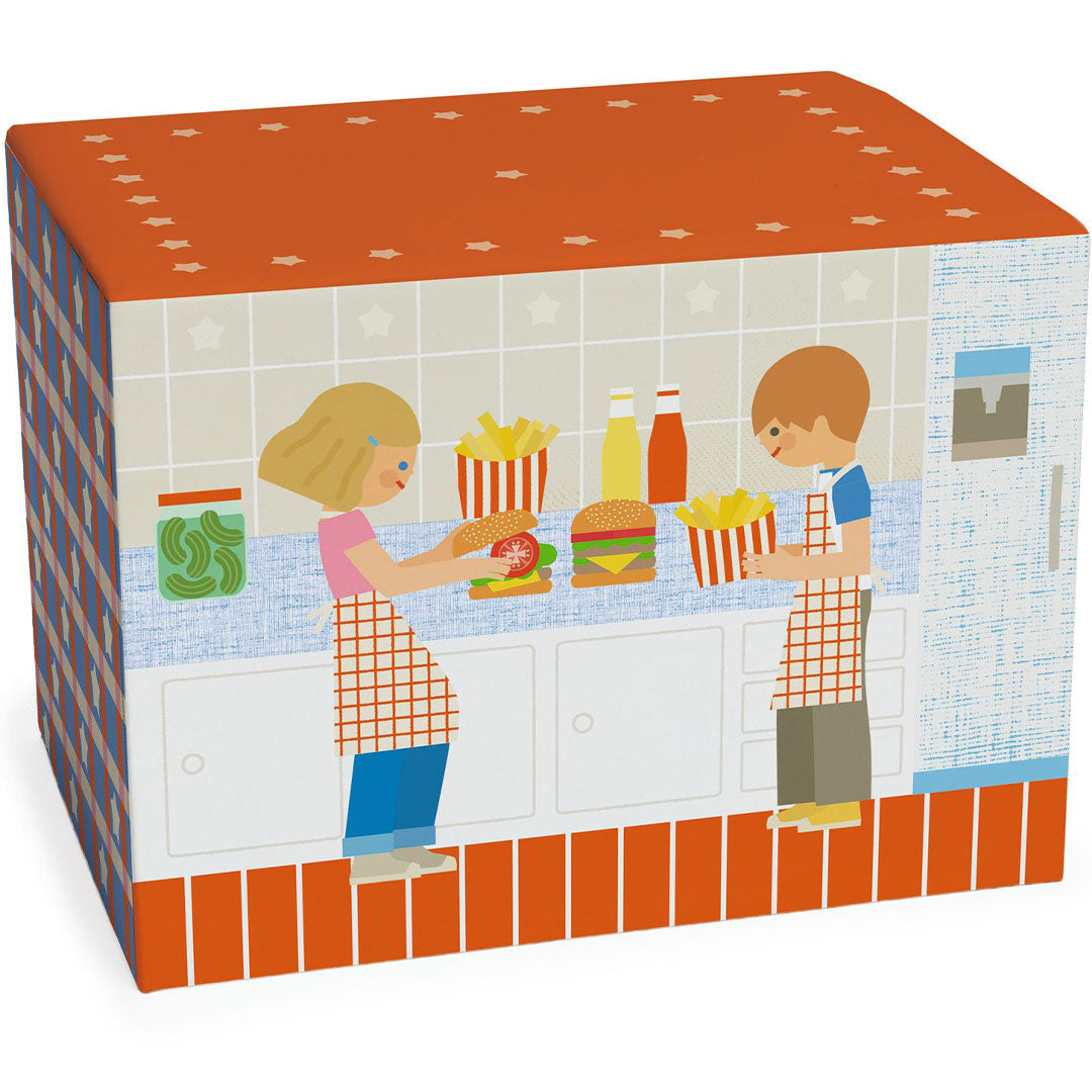 djeco hamburger speelset america - 19-delig | DJ05550 | 2