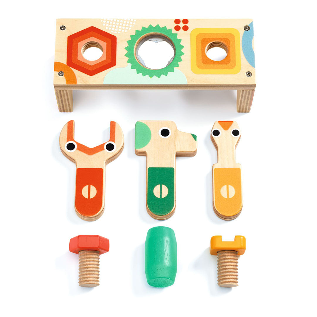 djeco établi en bois bricolou