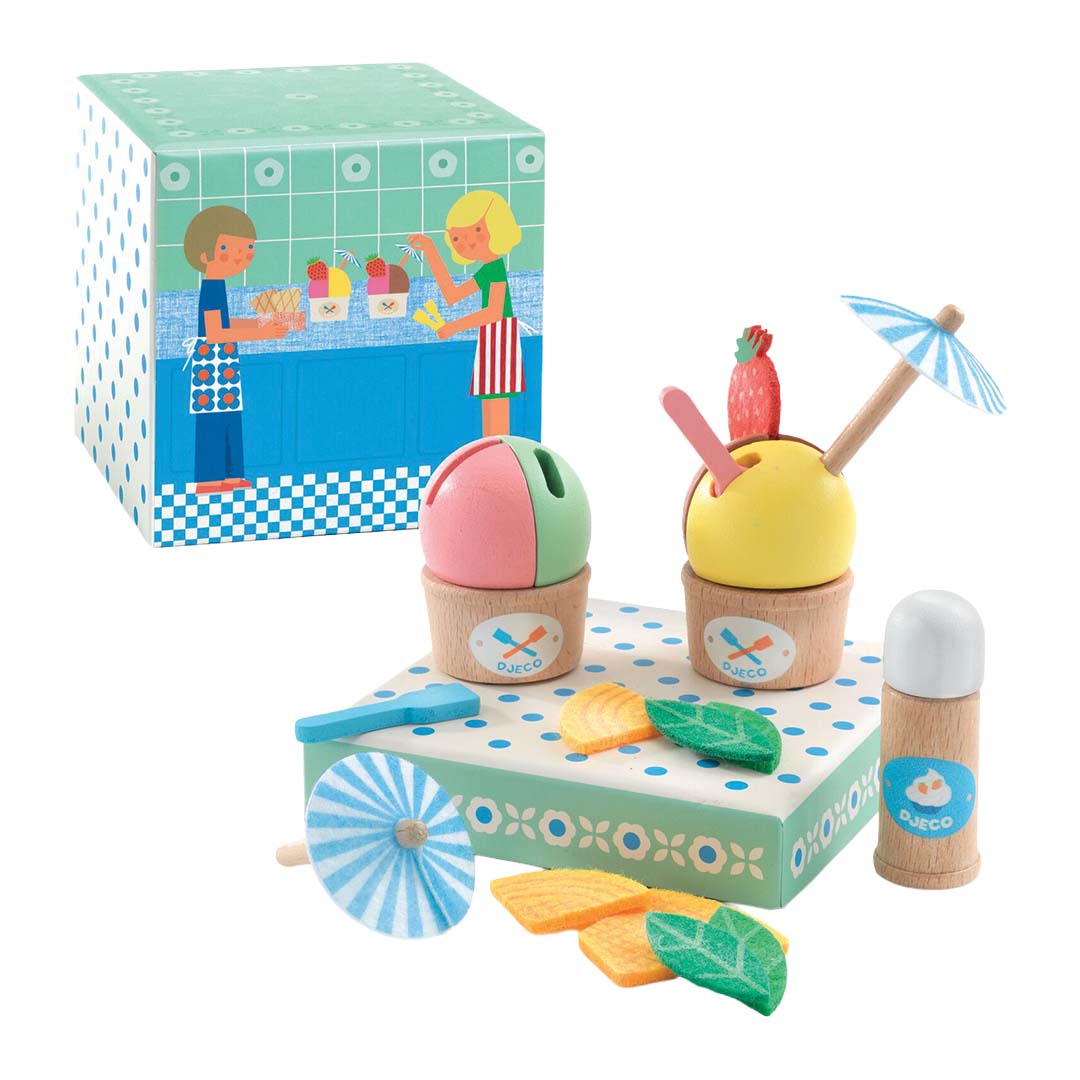 djeco ijsset ice cream - 15-delig | DJ05541 | 0
