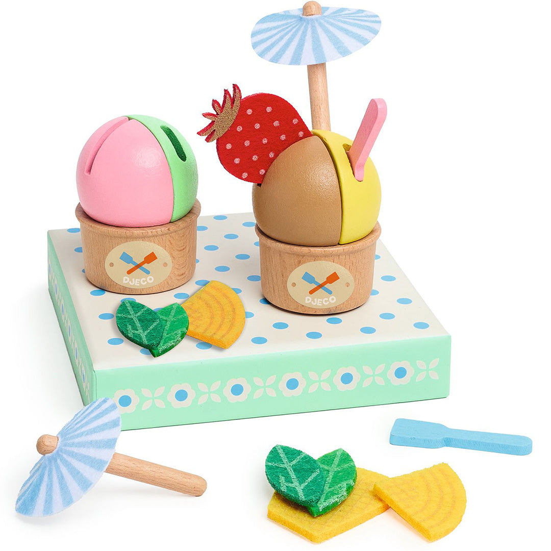 djeco ijsset ice cream - 15-delig | DJ05541 | 