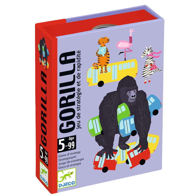 djeco jeu de cartes gorilla - jeu de stratégie
