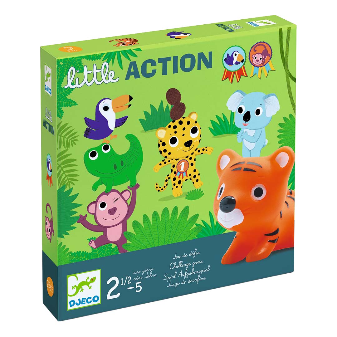 djeco kaartspel little action - met diertjes en medailles | DJ08557 | 0