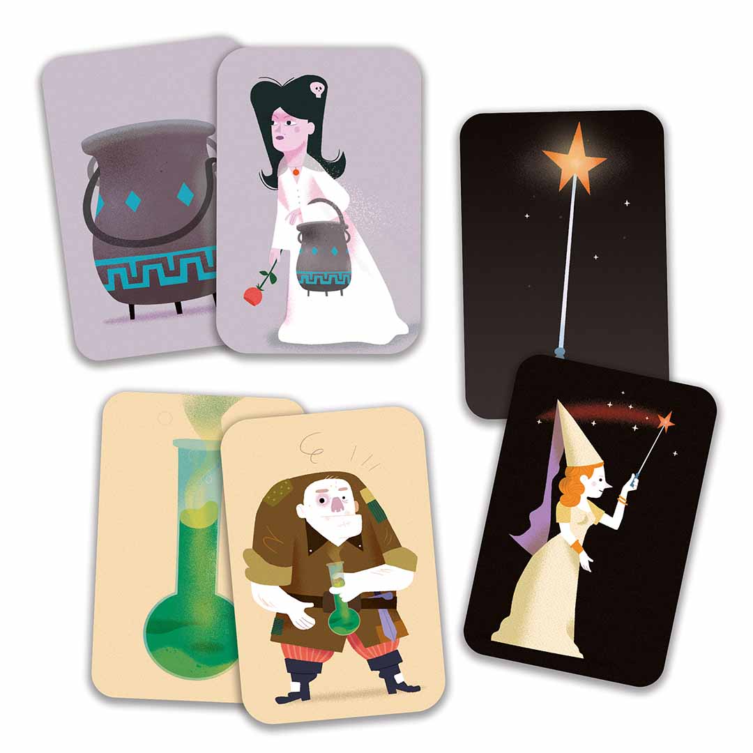 djeco jeu de cartes magic school