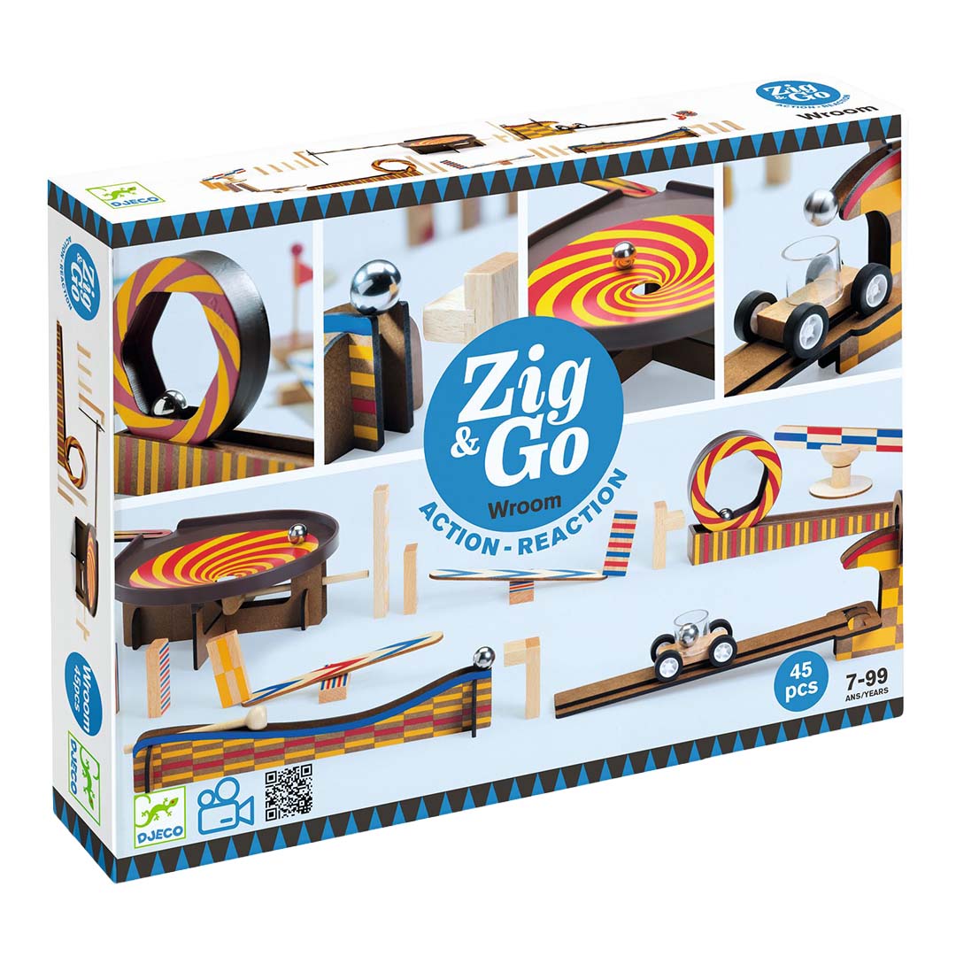 djeco kettingreactiespel zig & go - 45st | DJ05643 | 0