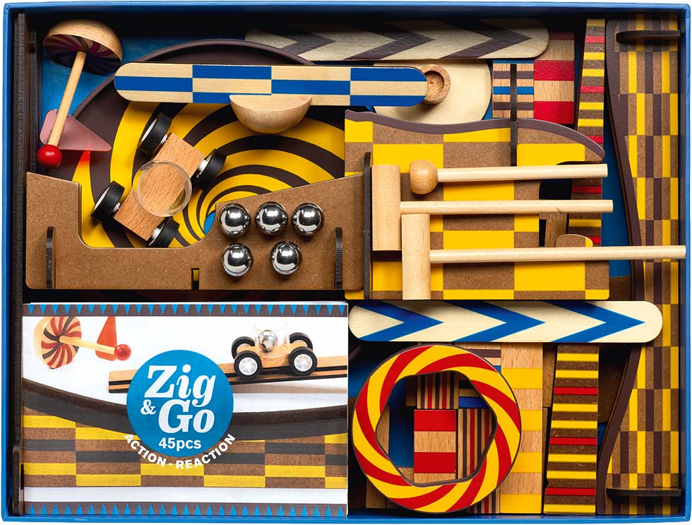 djeco kettingreactiespel zig & go - 45st | DJ05643 | 3