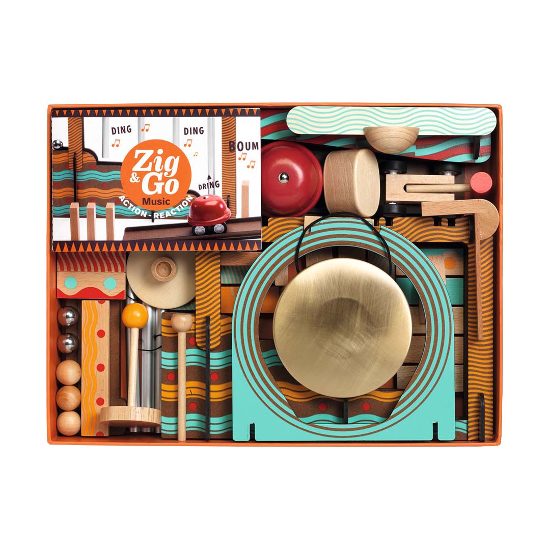 djeco kettingreactiespel zig & go - music - 52st | DJ05645 | 4