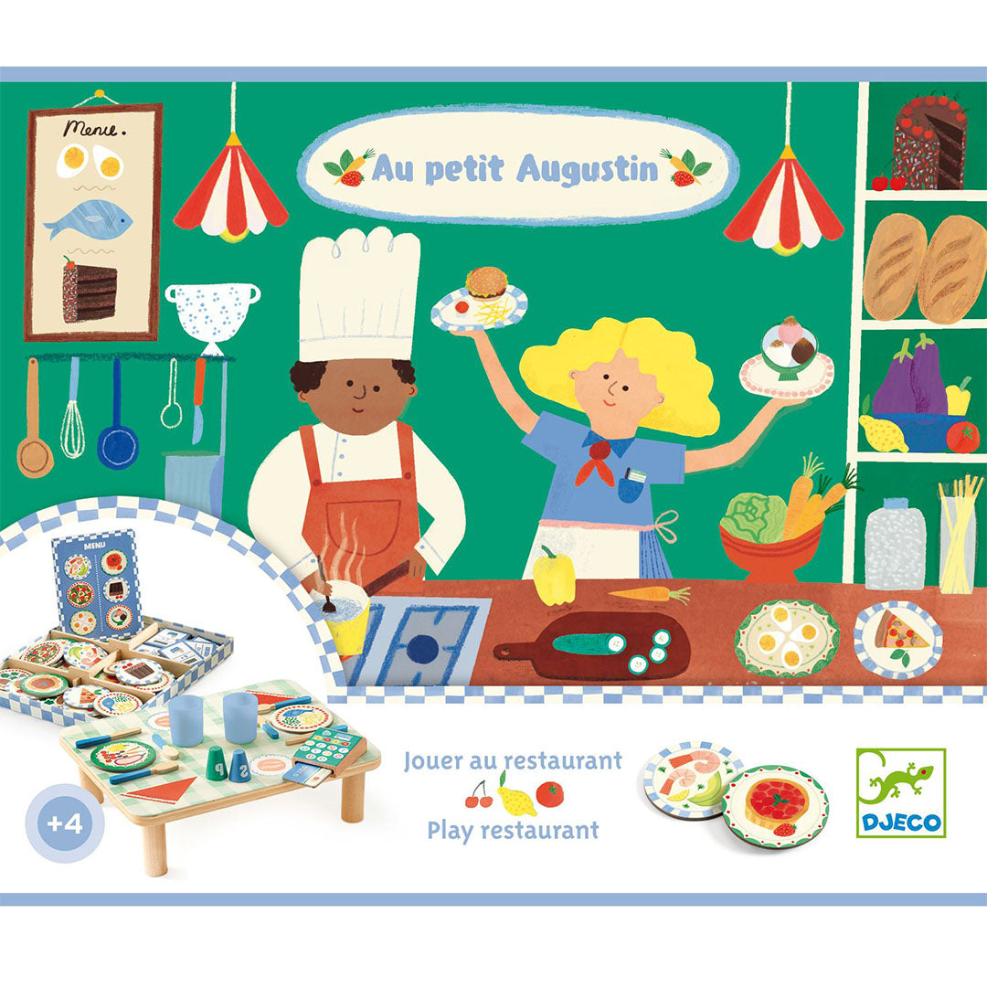 djeco keukenset - au petit augustin restaurant - 50-delig | DJ05524 | 1
