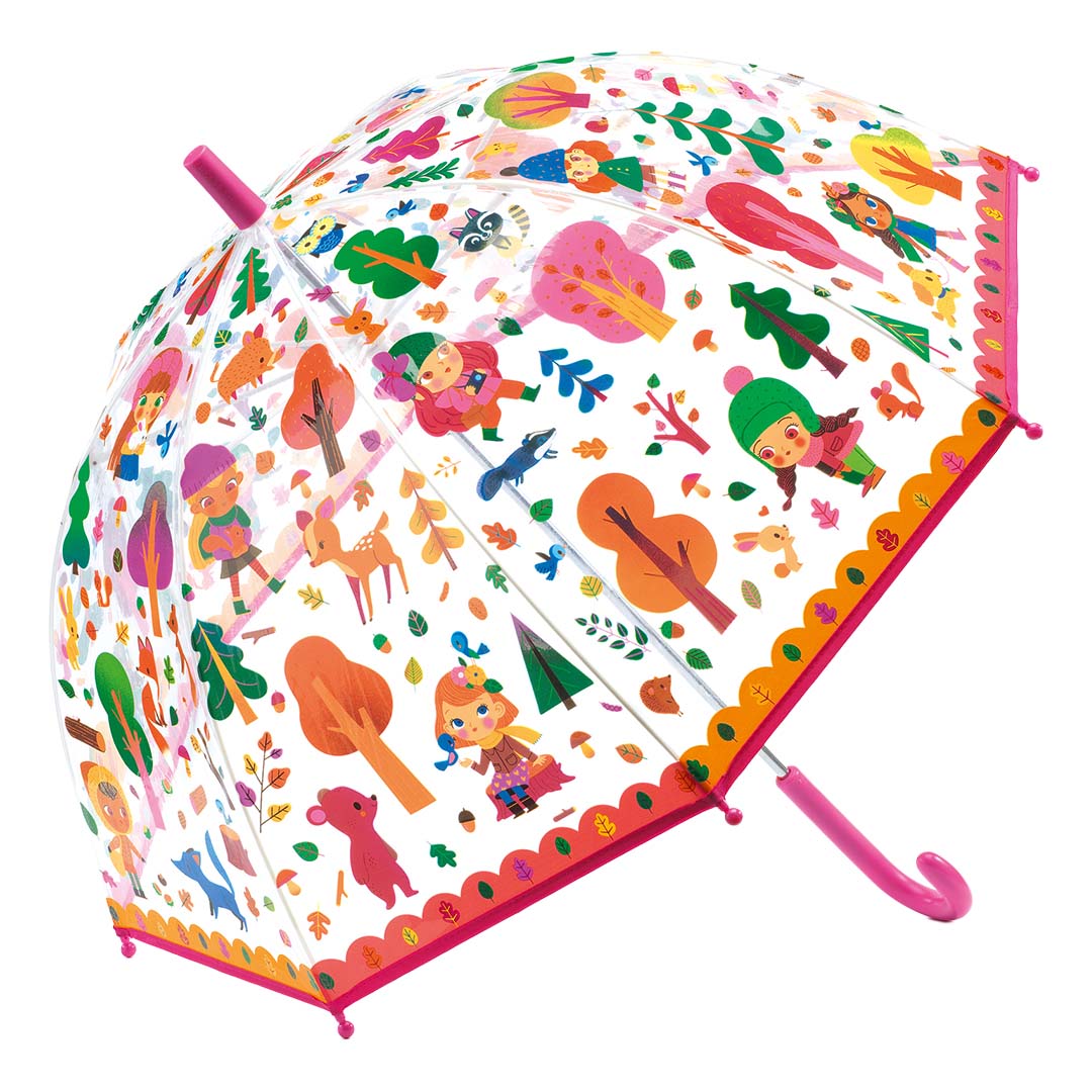 djeco kinderparaplu in het bos