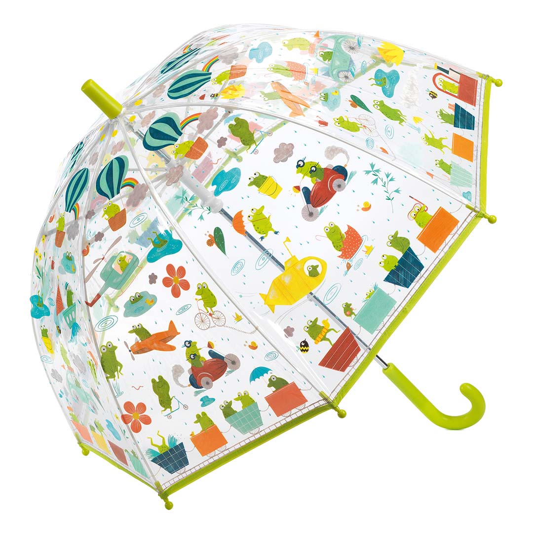 djeco parapluie pour enfants - grenouillettes