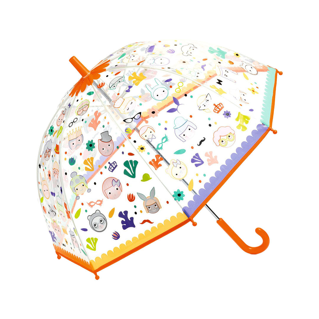 djeco parapluie pour enfants couleurs magiques - visages