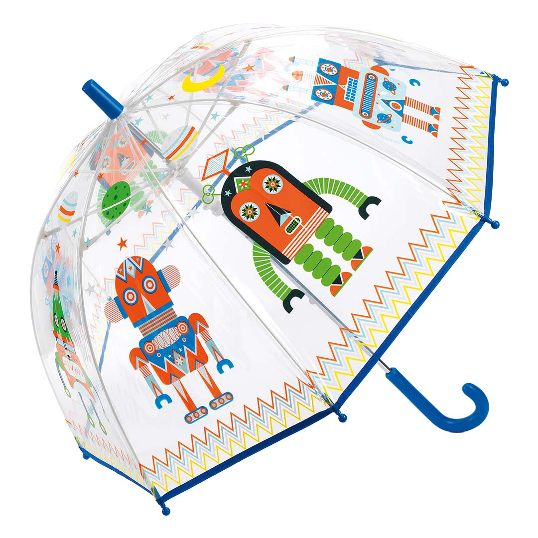 djeco parapluie pour enfants - robots