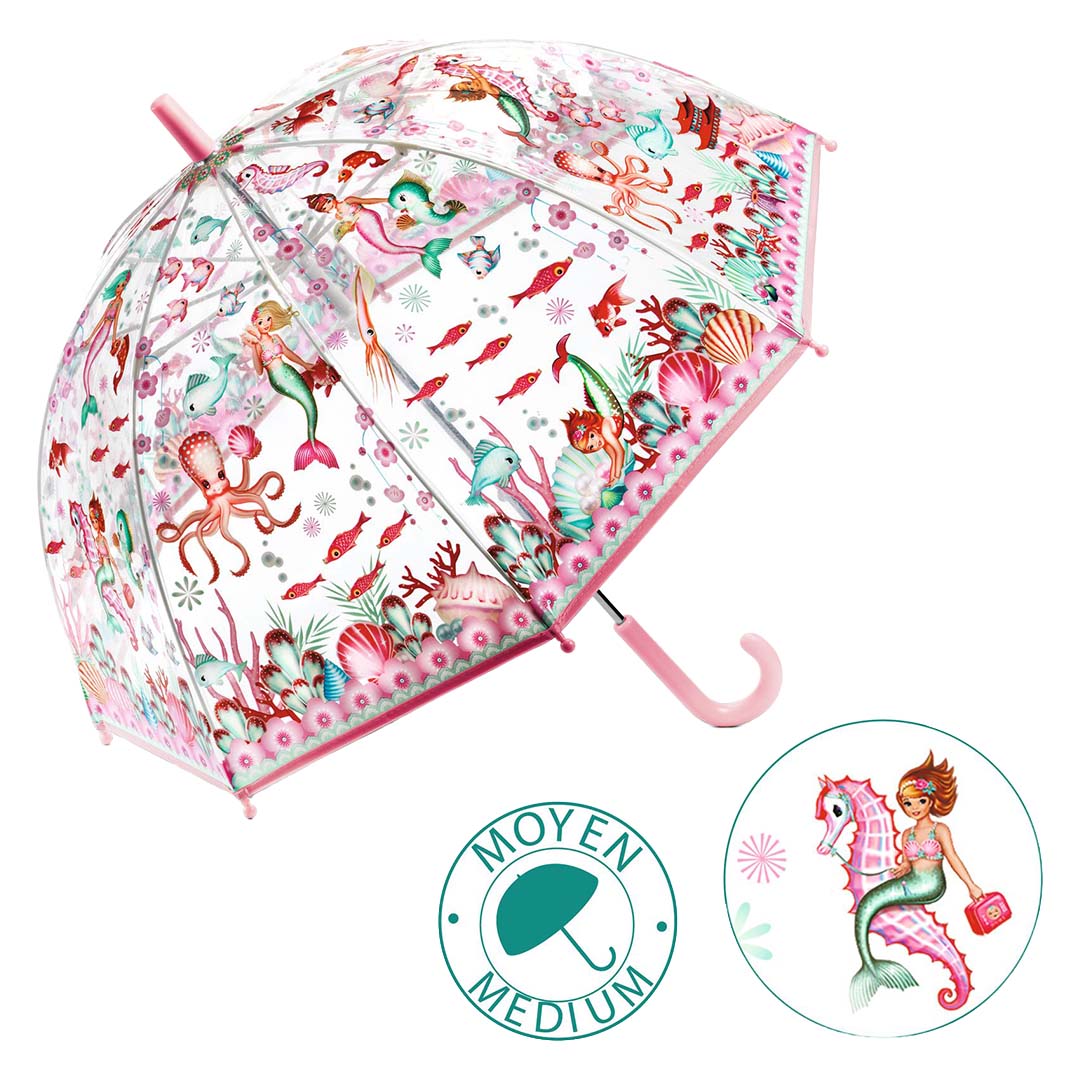 djeco kinderparaplu zeemeermin