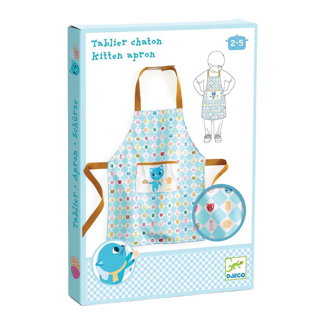 djeco tablier enfant chaton