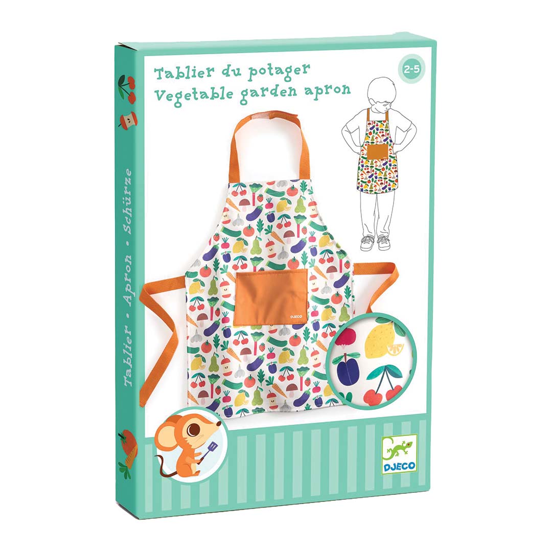 djeco tablier enfant vegetable garden