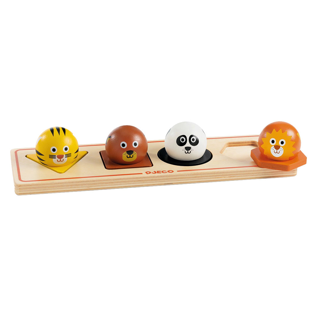 djeco knoppuzzel ball'n'co - 4st