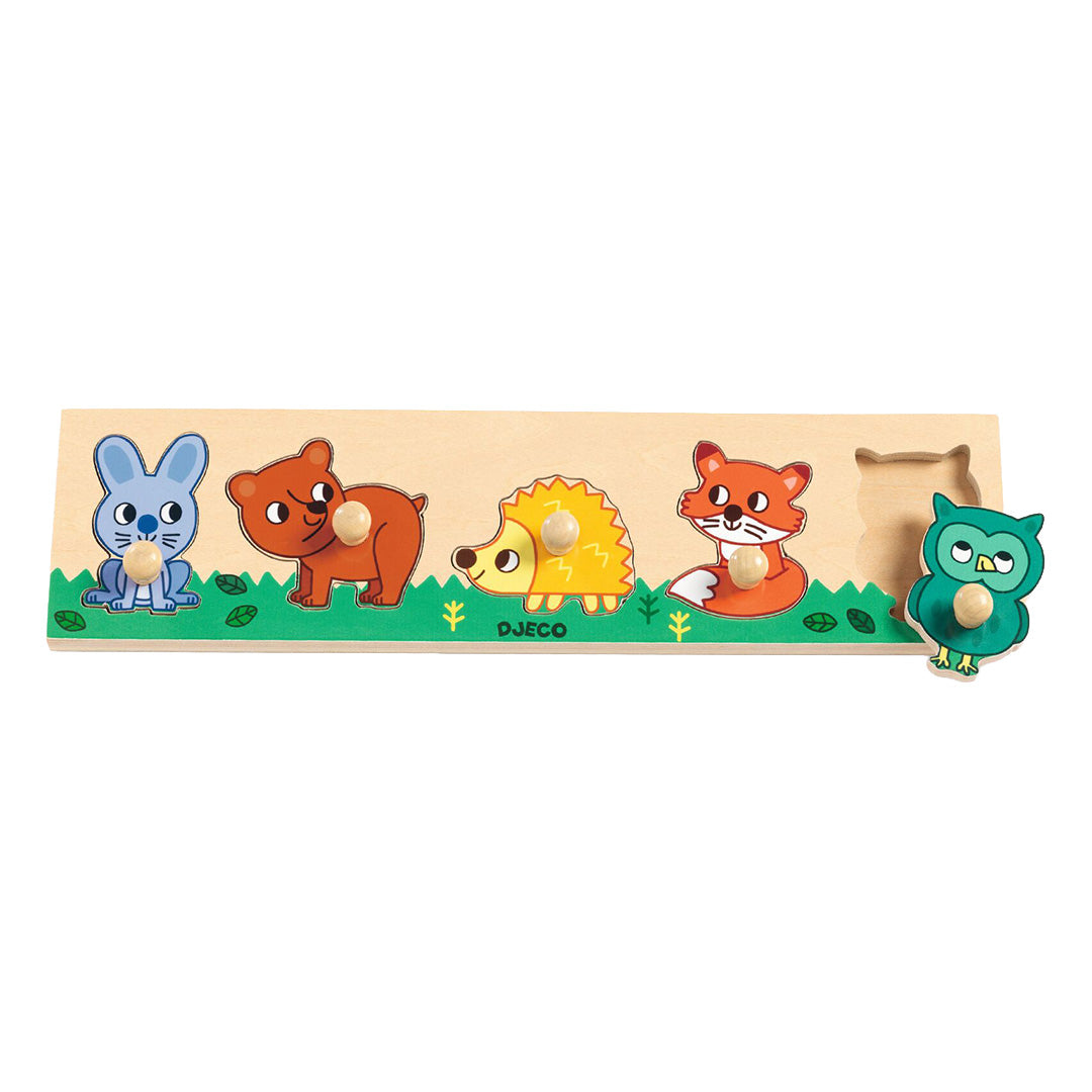 djeco knoppuzzel forest'n'co - 5st | DJ01119 | 0
