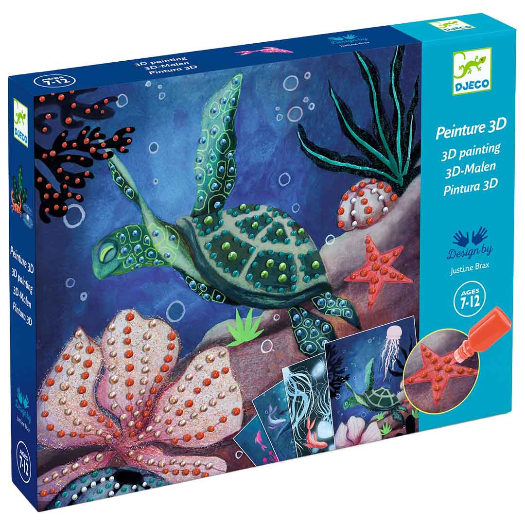 djeco coffret créatif peinture 3D
