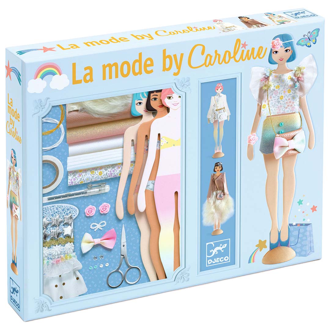 djeco knutselset aankleedpoppen fashion by caroline