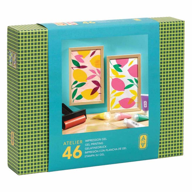 djeco knutselset atelier 46 - gel afdrukken