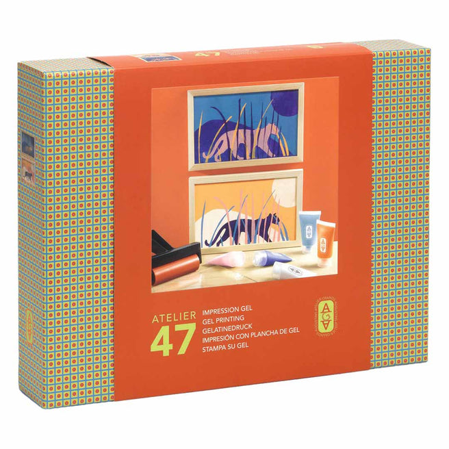 djeco knutselset atelier 47 - gel afdrukken