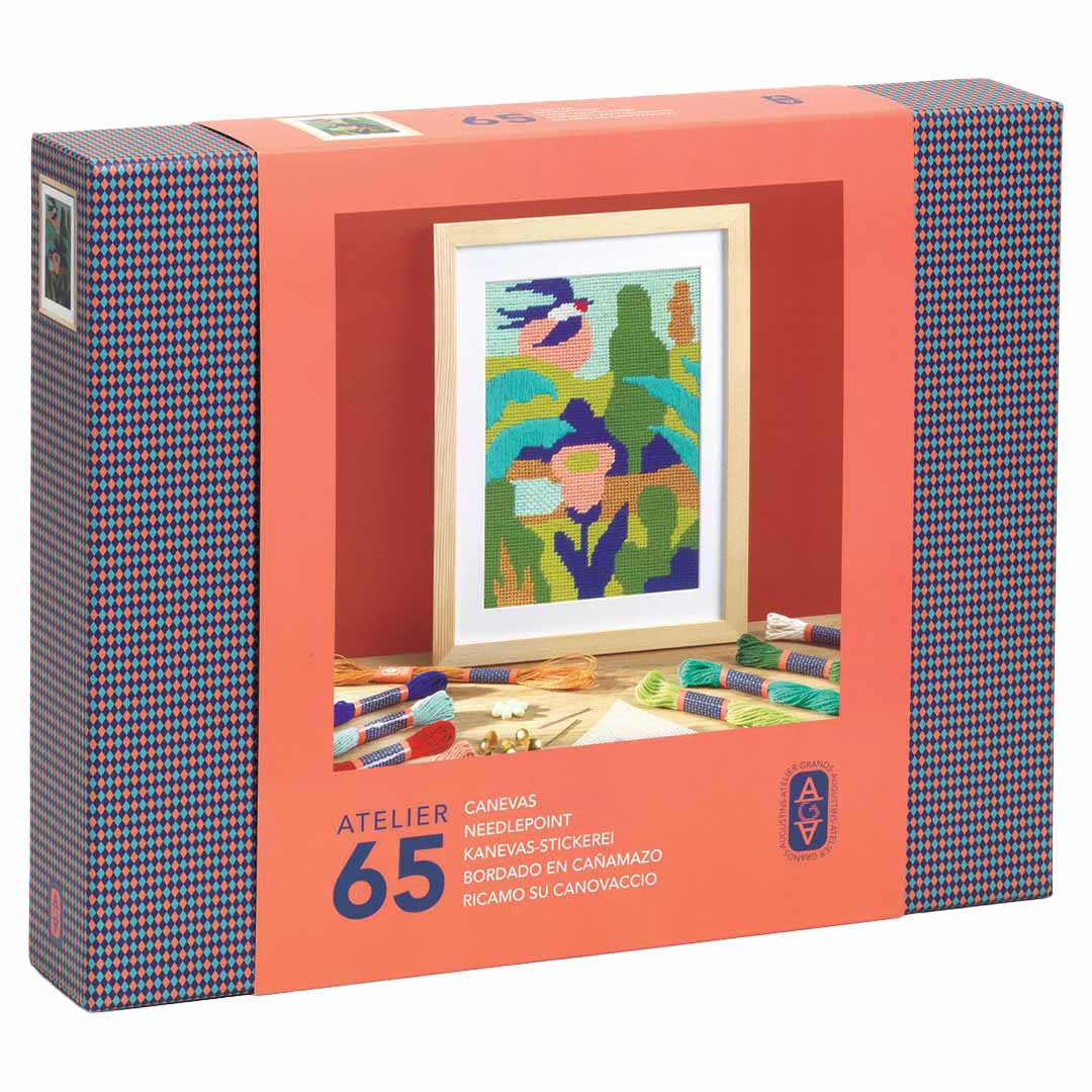 djeco coffret créatif atelier 65 - art de l'aiguille